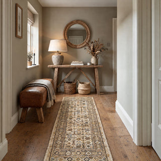 Beige Traditional Living Room Rug - Marta