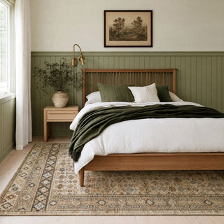 Beige Traditional Living Room Rug - Marta