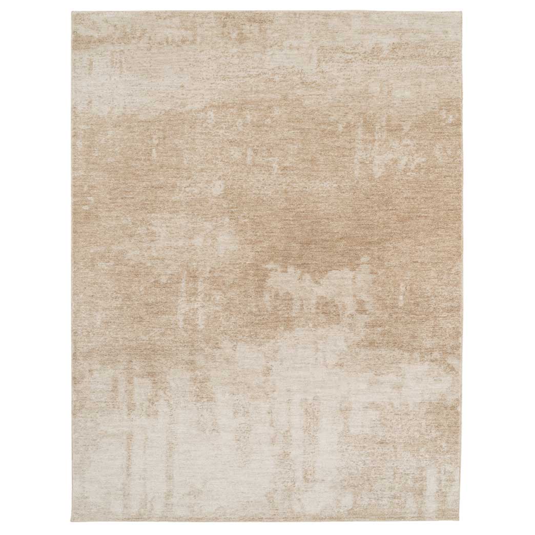 Cream Beige Abstract Living Room Rug - Nellie