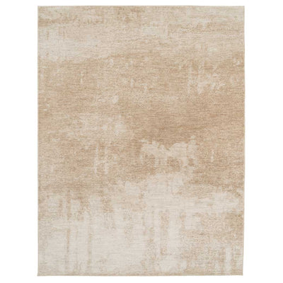 Cream Beige Abstract Living Room Rug - Nellie