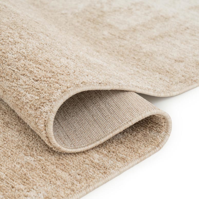 Cream Beige Abstract Living Room Rug - Nellie