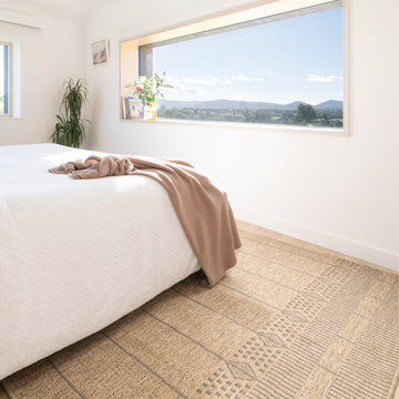 Washable Natural Brown Jute Style Rug - Kai