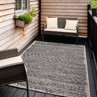 Scandi Grey Outdoor Rug - Pavillion