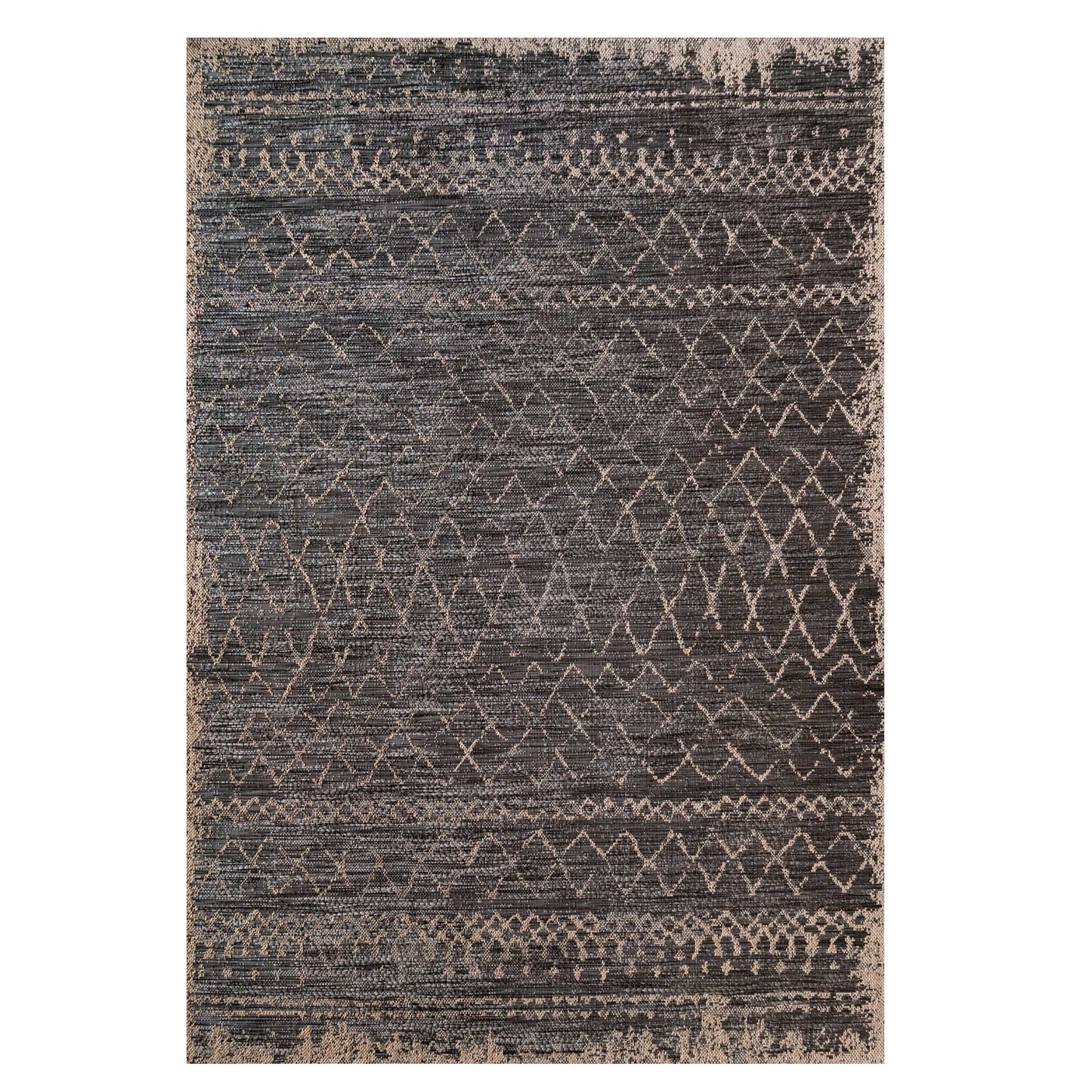 Grey Scandi Textured Flatweave Area Rug | Living Room Rugs | Kukoon ...
