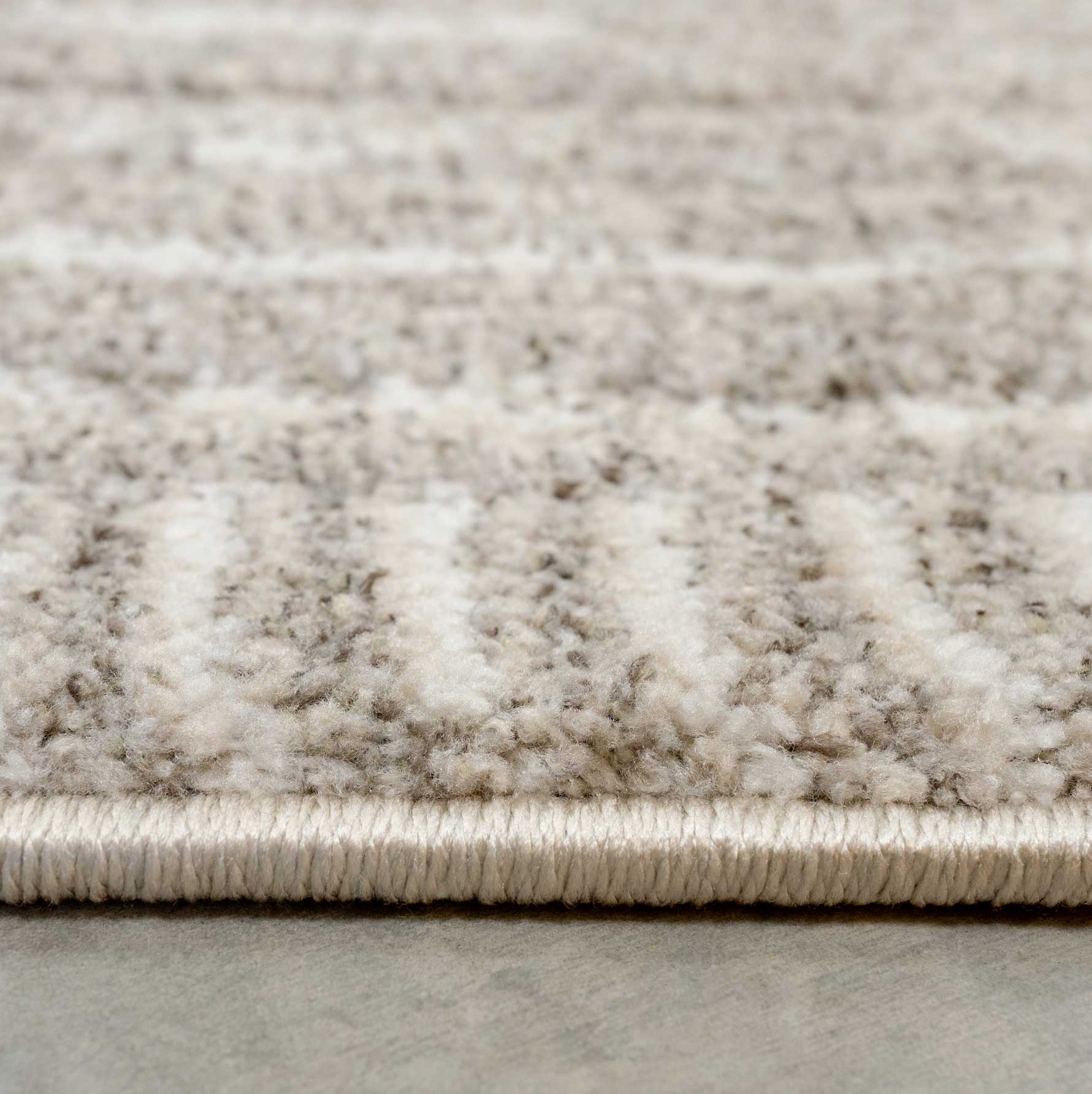 Soft Diamond Beige Moroccan Berber Runner Rug
