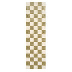 Green Retro Checkerboard Runner - Maze