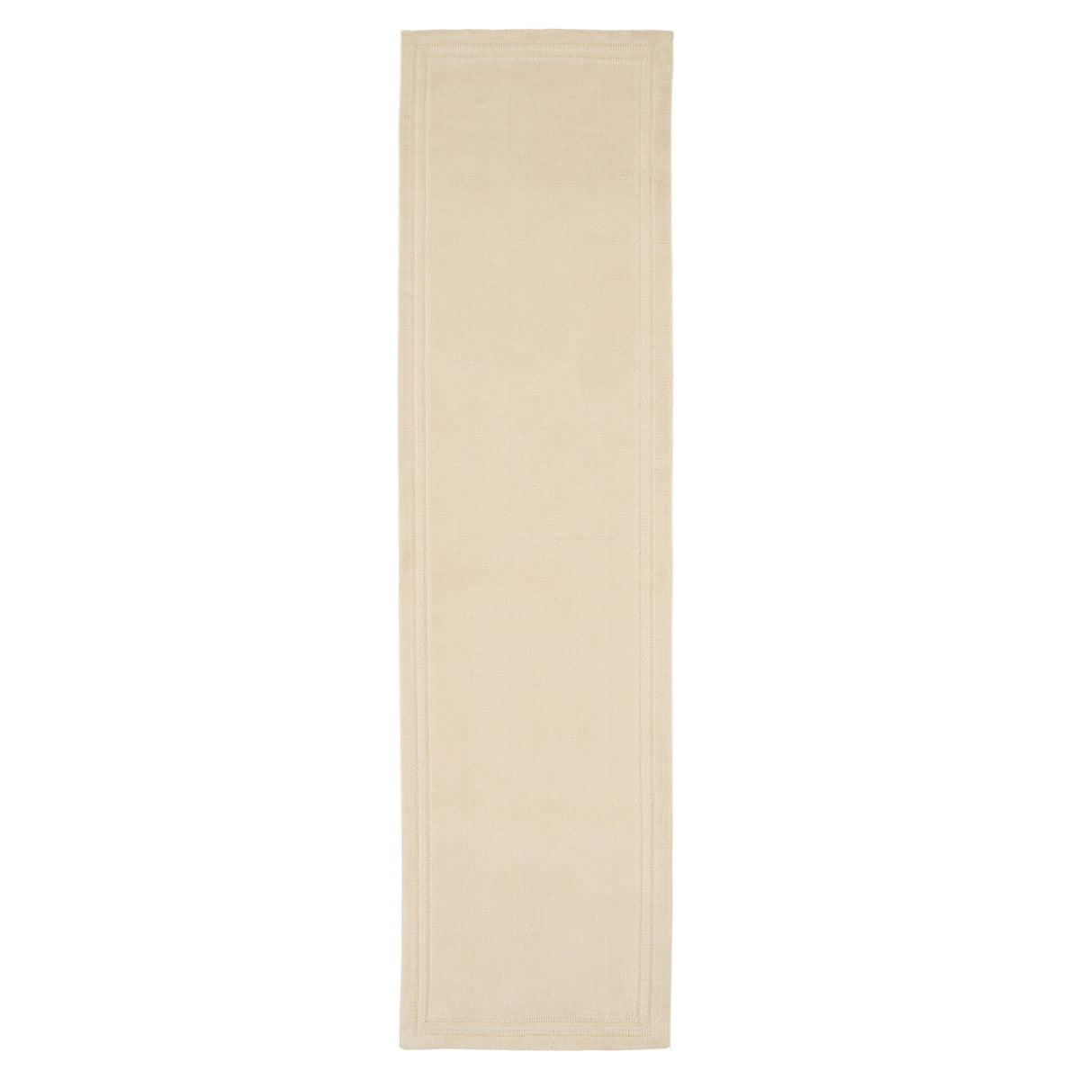 Cream Border Runner Rug - Nell