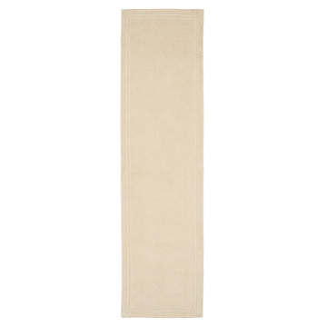 Cream Border Runner Rug - Nell
