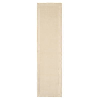Cream Border Runner Rug - Nell