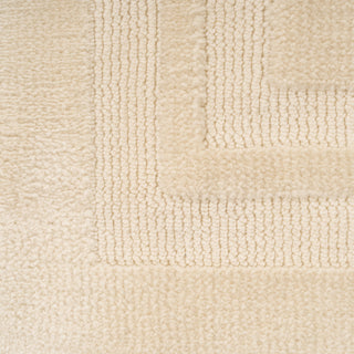 Cream Border Runner Rug - Nell