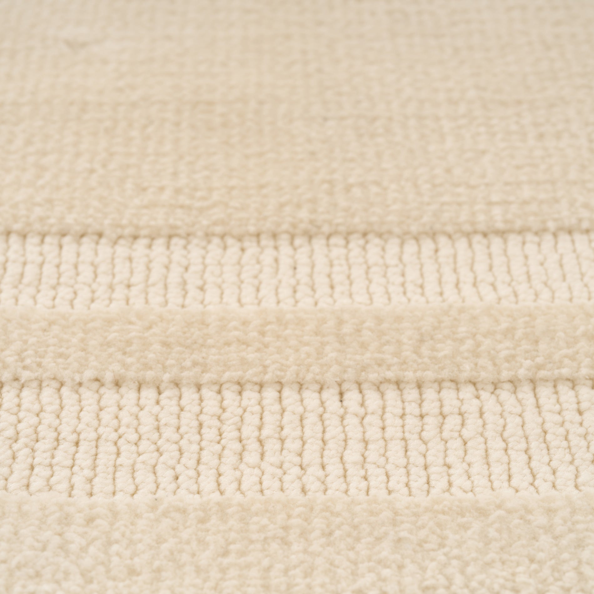 Cream Border Runner Rug - Nell