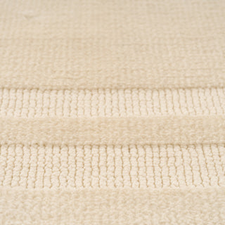 Cream Border Runner Rug - Nell