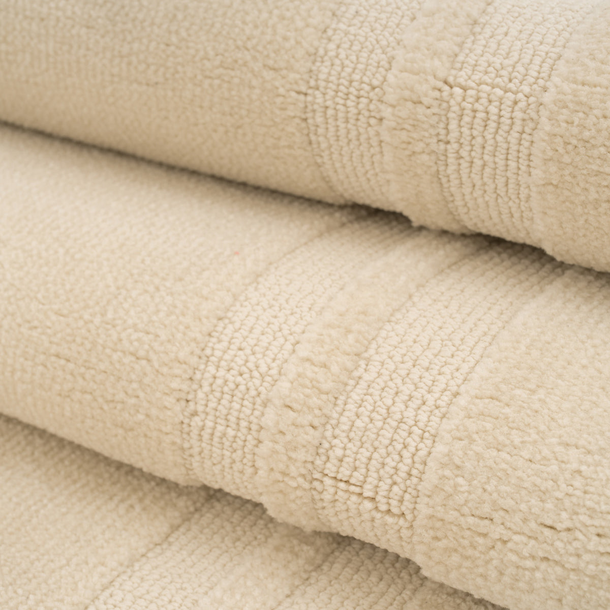 Cream Border Runner Rug - Nell