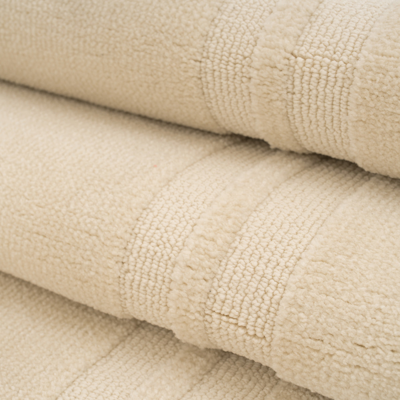 Cream Border Runner Rug - Nell