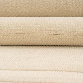 Cream Border Runner Rug - Nell