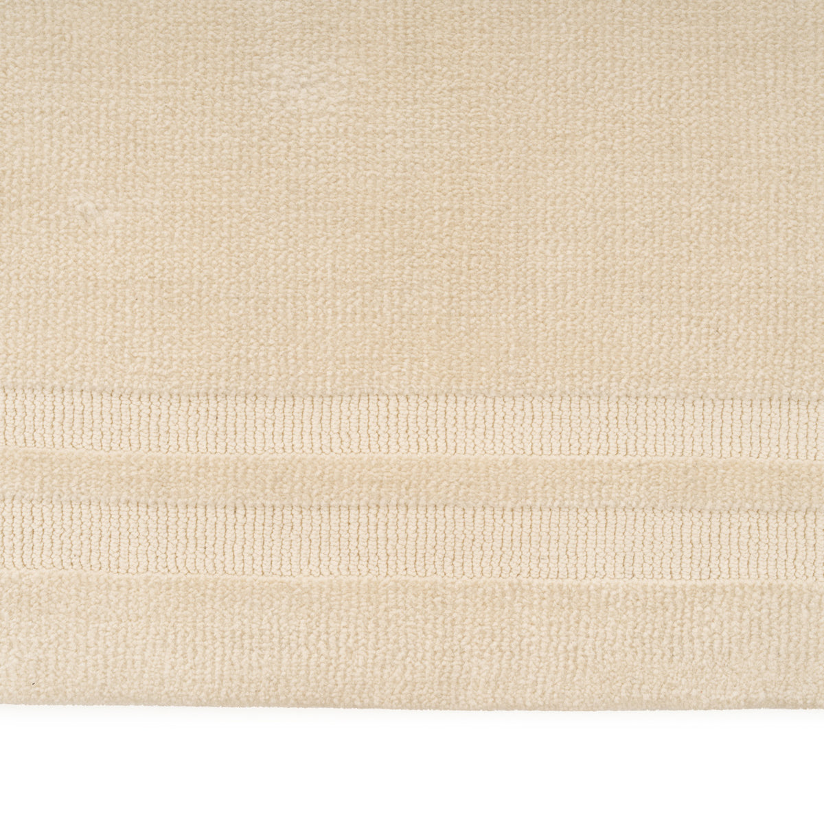 Cream Border Runner Rug - Nell