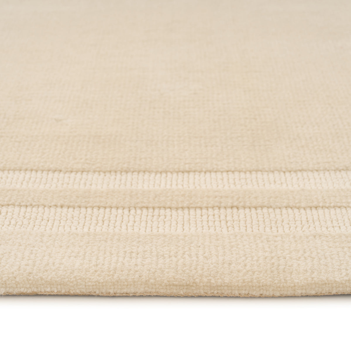 Cream Border Runner Rug - Nell