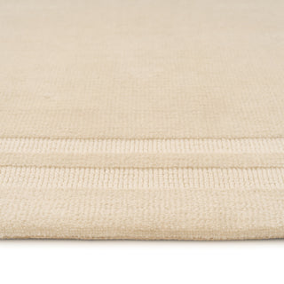 Cream Border Runner Rug - Nell