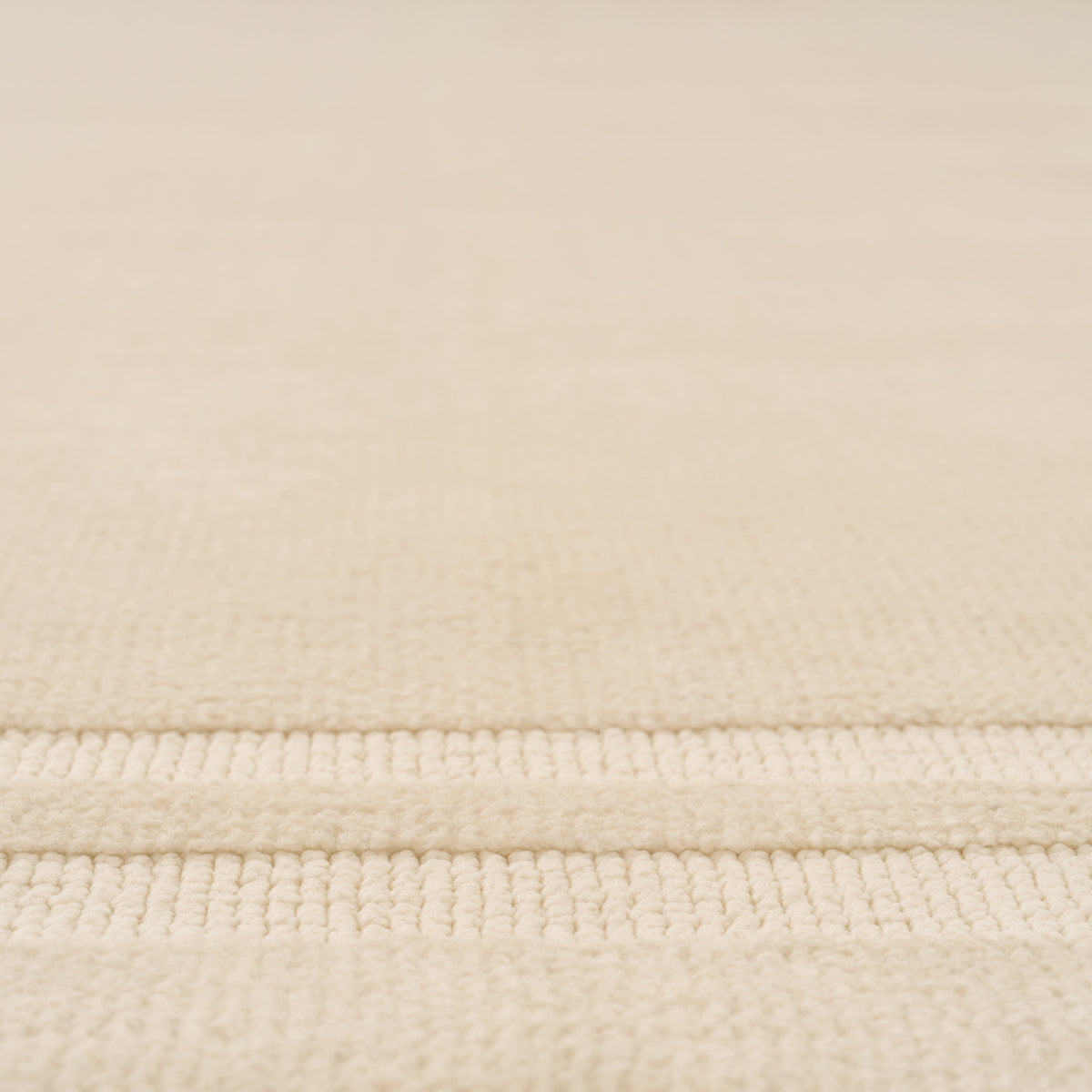 Cream Border Runner Rug - Nell