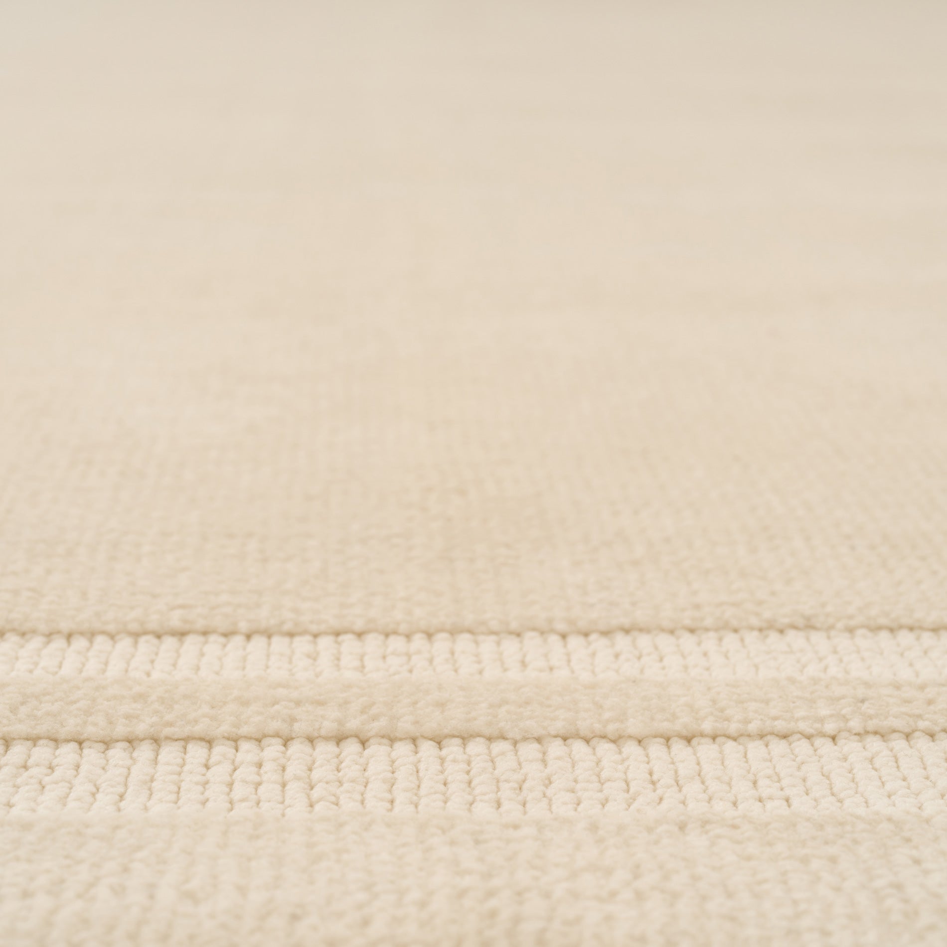 Cream Border Runner Rug - Nell