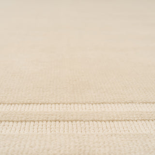 Cream Border Runner Rug - Nell