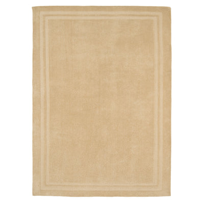 Beige Border Woven Rug - Rena