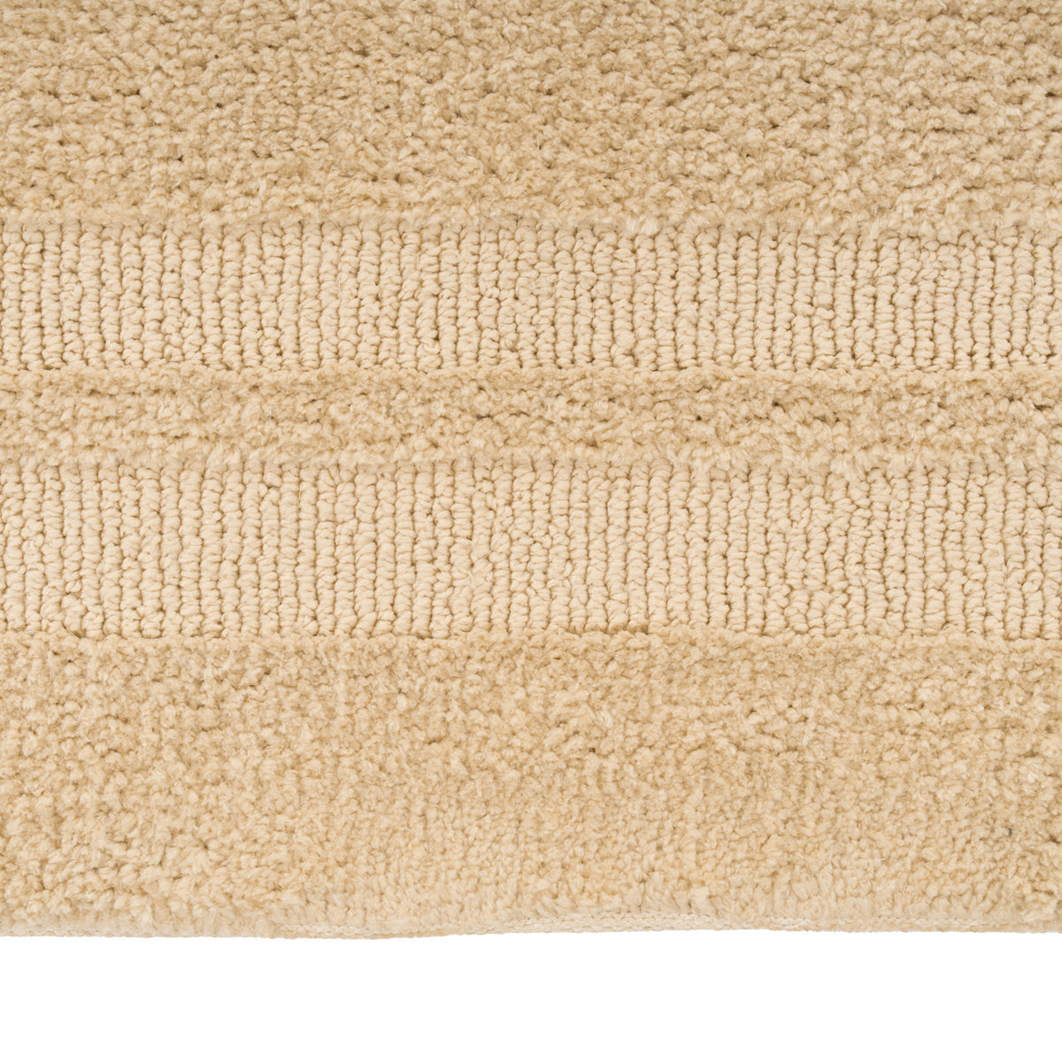 Close-up of beige textured carpet