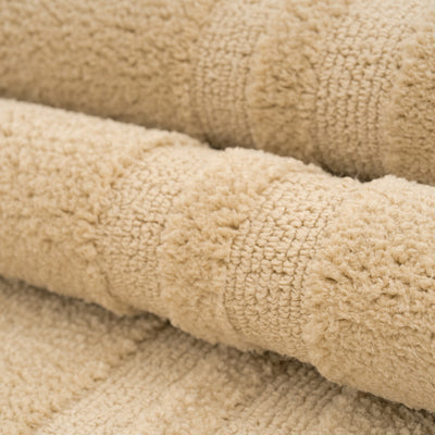 Beige Border Runner Rug - Rena