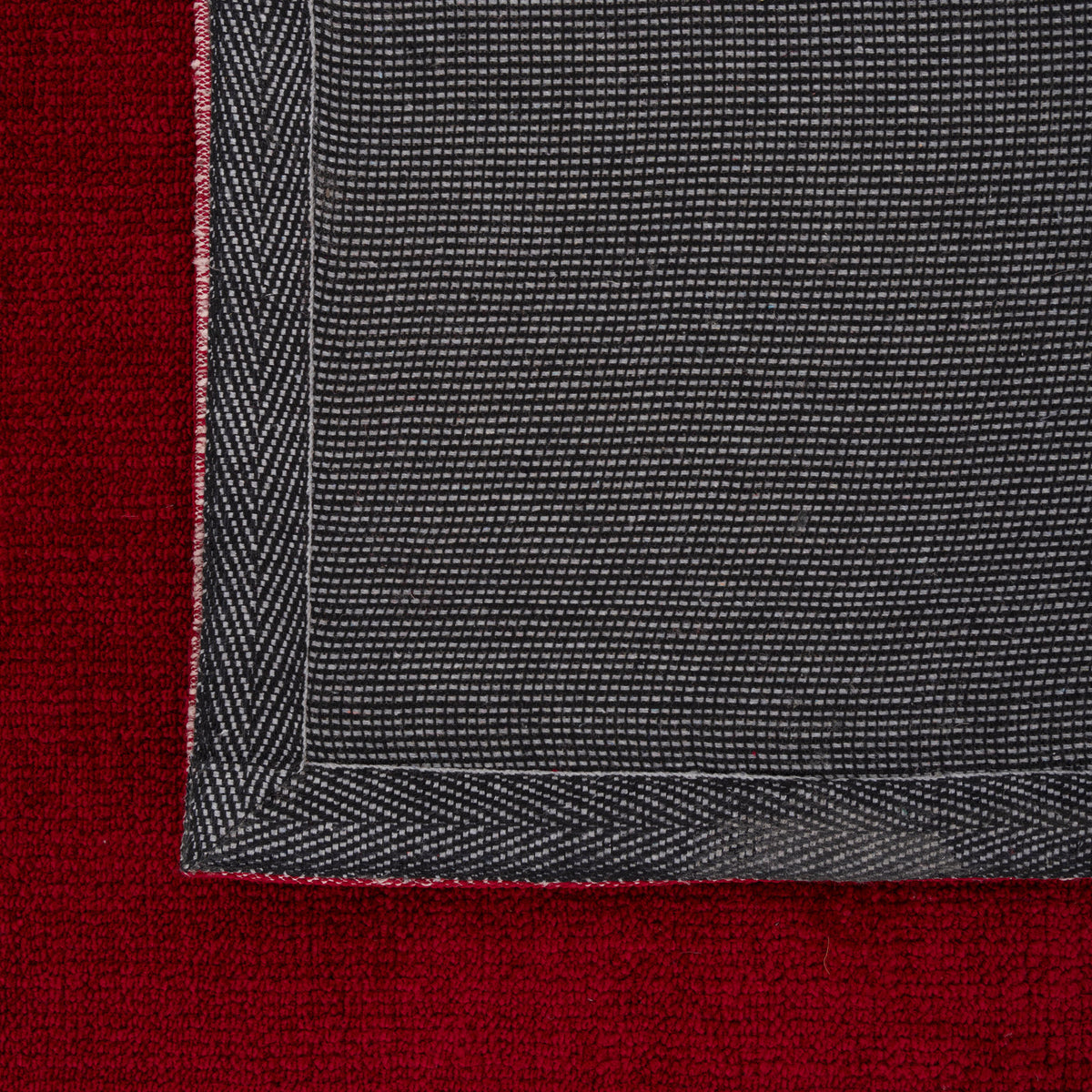 Burgundy Harlequin Rug - Zara