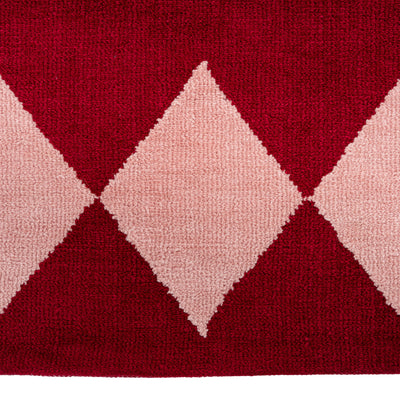 Burgundy Harlequin Runner - Zara
