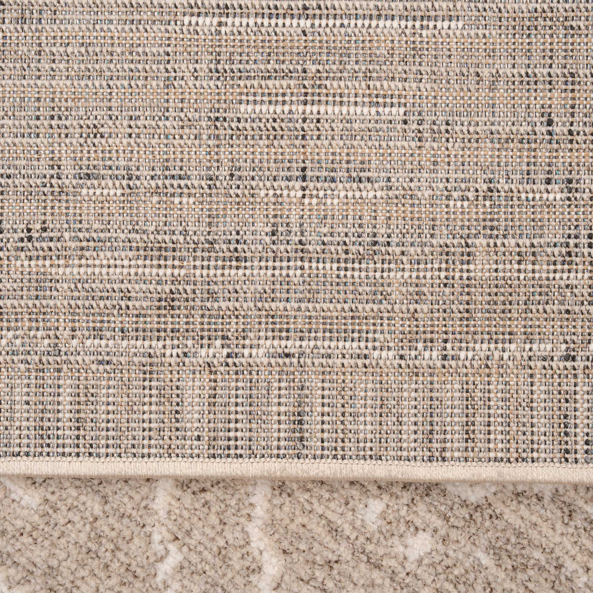 Soft Diamond Beige Moroccan Berber Runner Rug