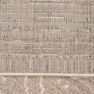 Soft Diamond Beige Moroccan Berber Runner Rug