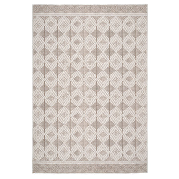 Beige Tribal Motif Rug - Armo