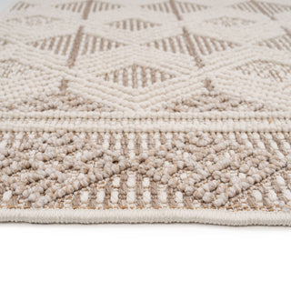 Beige Tribal Motif Rug - Armo