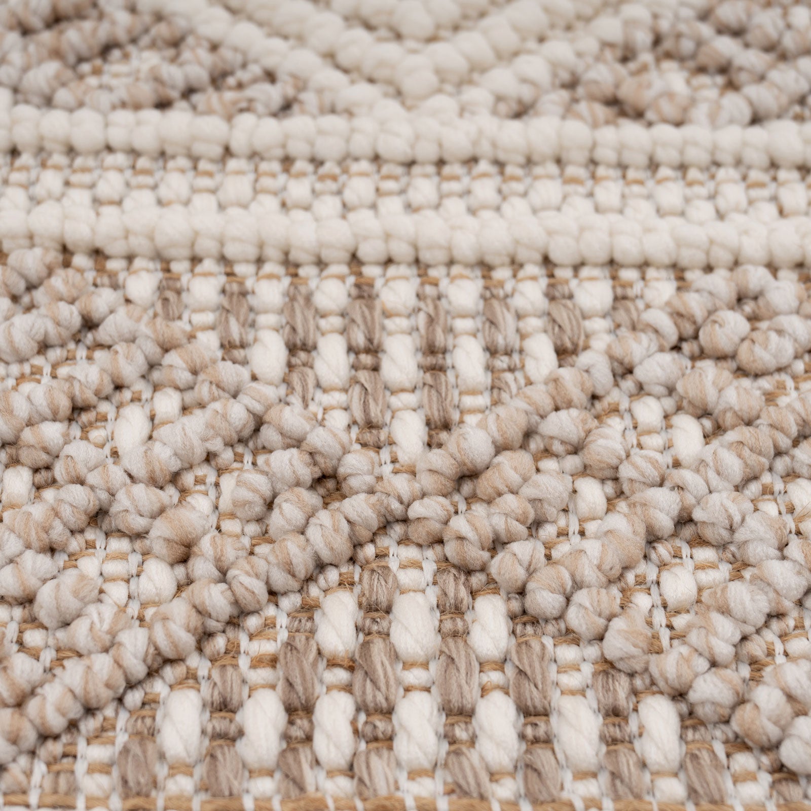 Beige Tribal Motif Rug - Armo