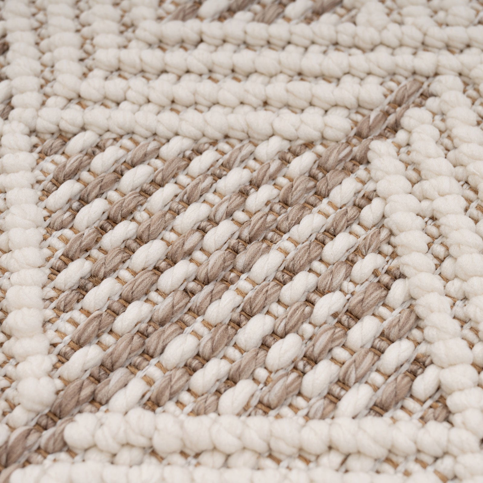 Beige Tribal Motif Rug - Armo