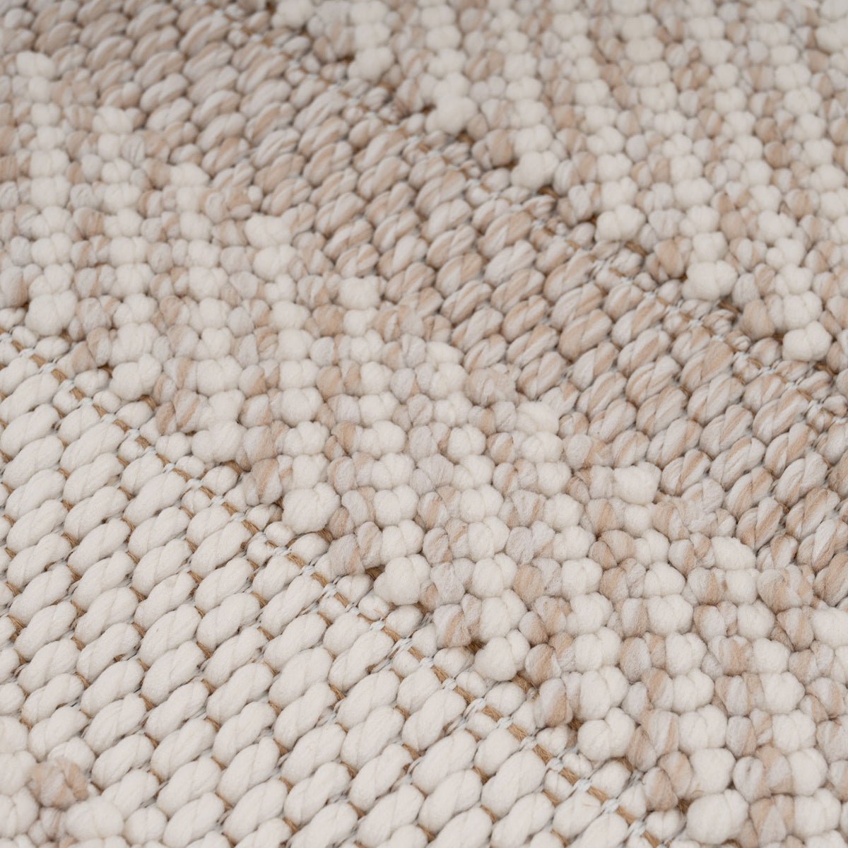 Natural Striped Area Rug - Harper