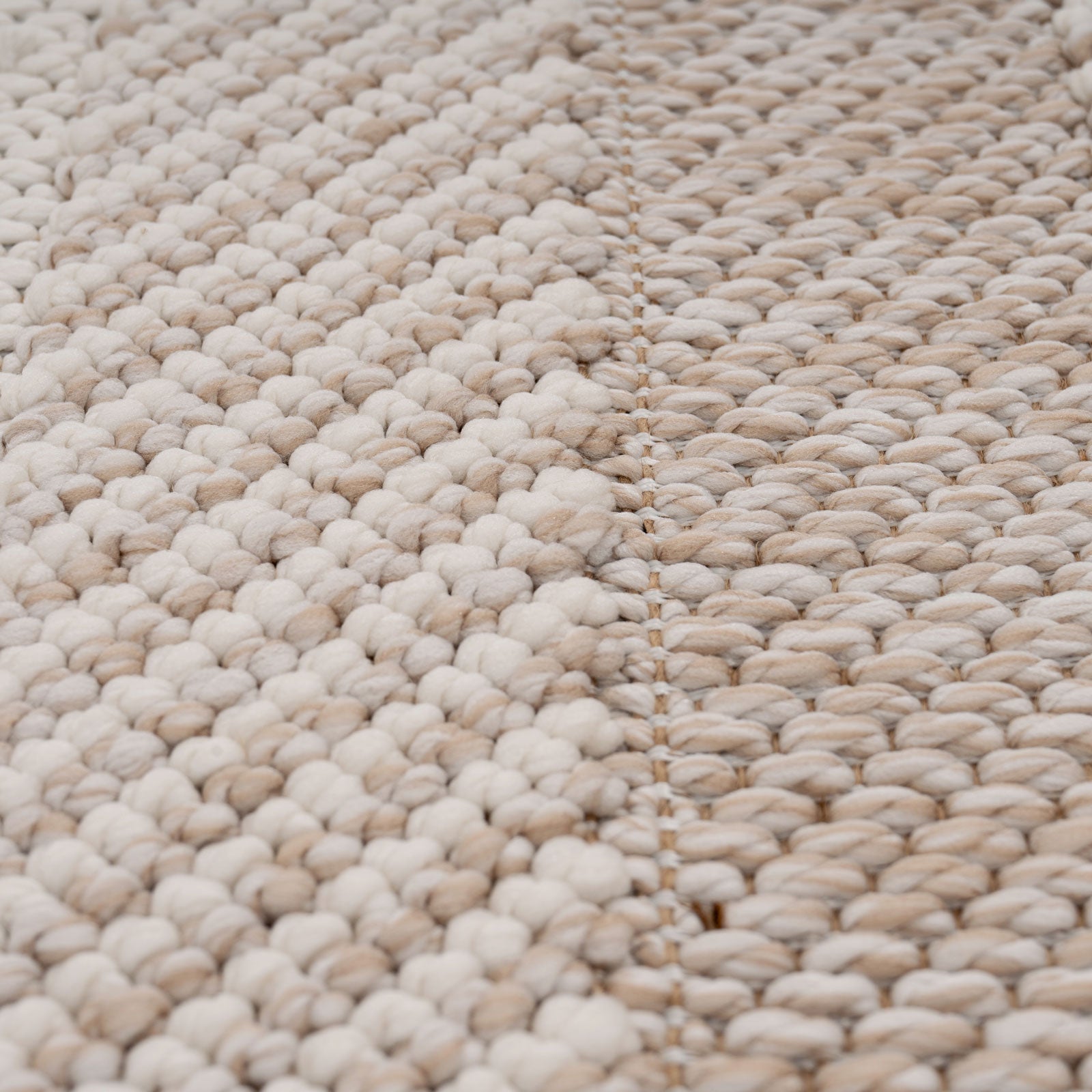 Natural Striped Area Rug - Harper