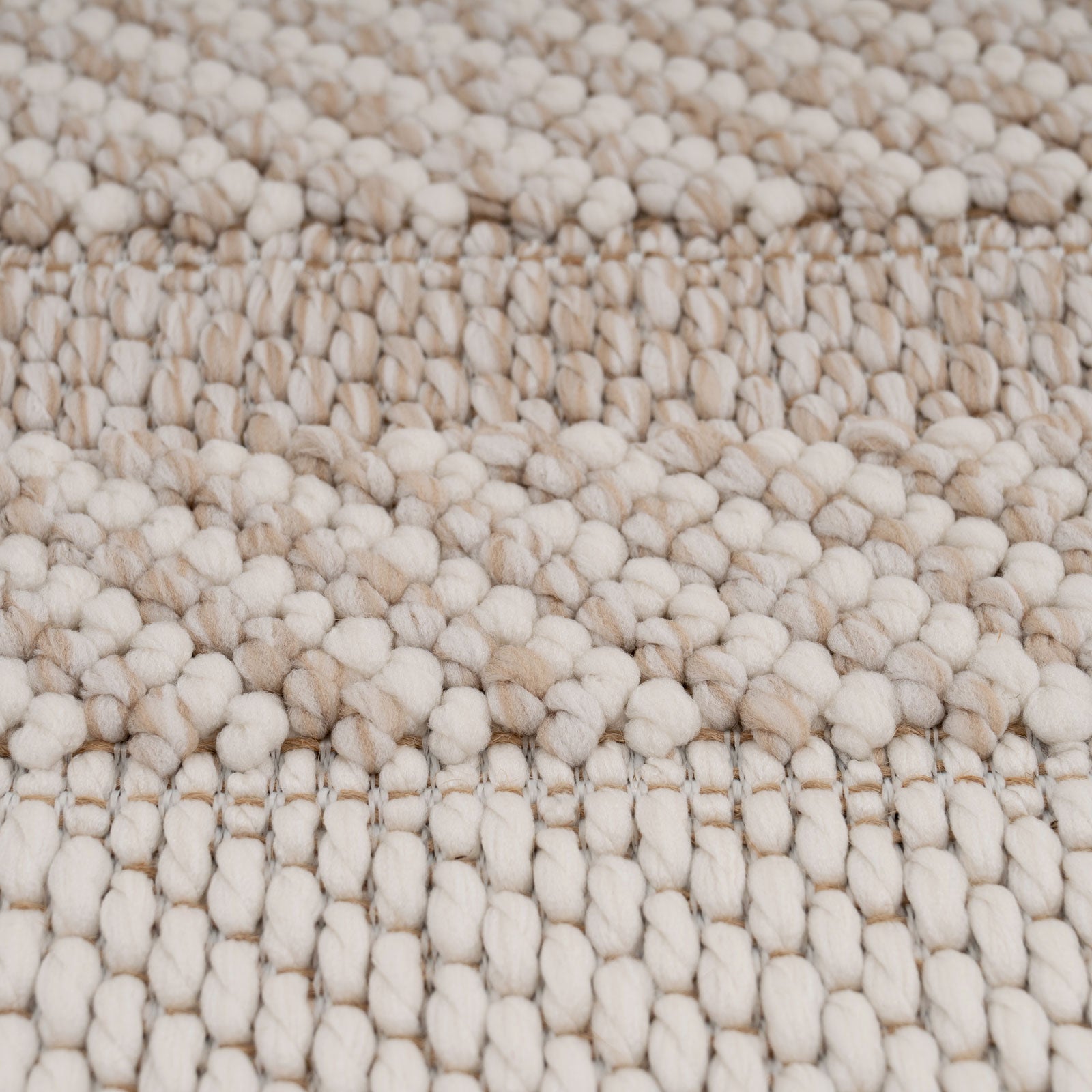 Natural Striped Area Rug - Harper