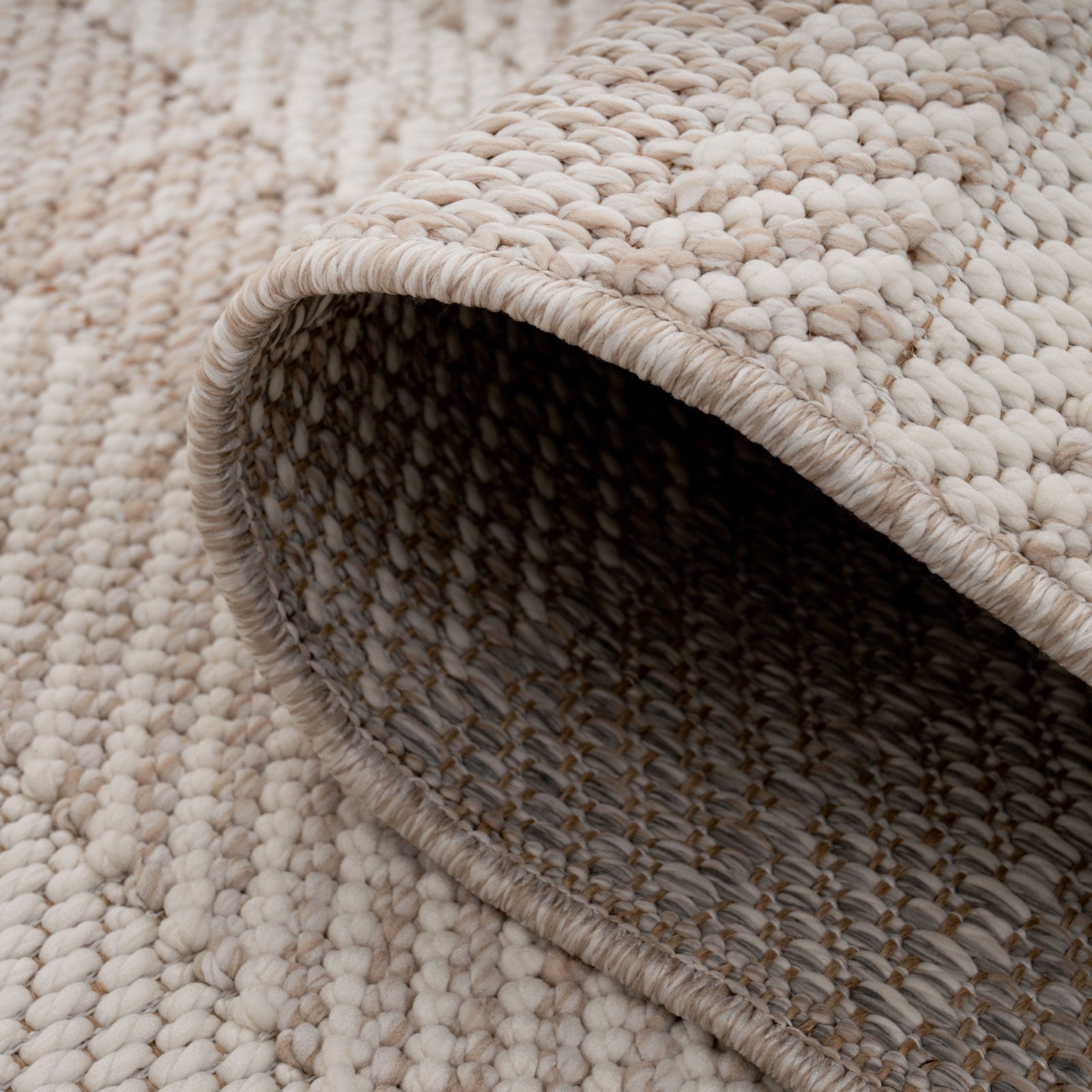 Natural Striped Area Rug - Harper