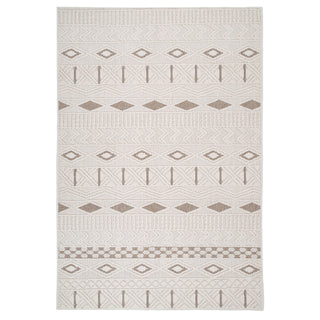 Cream Beige Boho Rug - Sachi