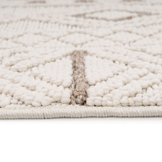 Cream Beige Boho Rug - Sachi