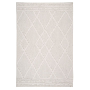 Cream Loop Pile Rug - Willow