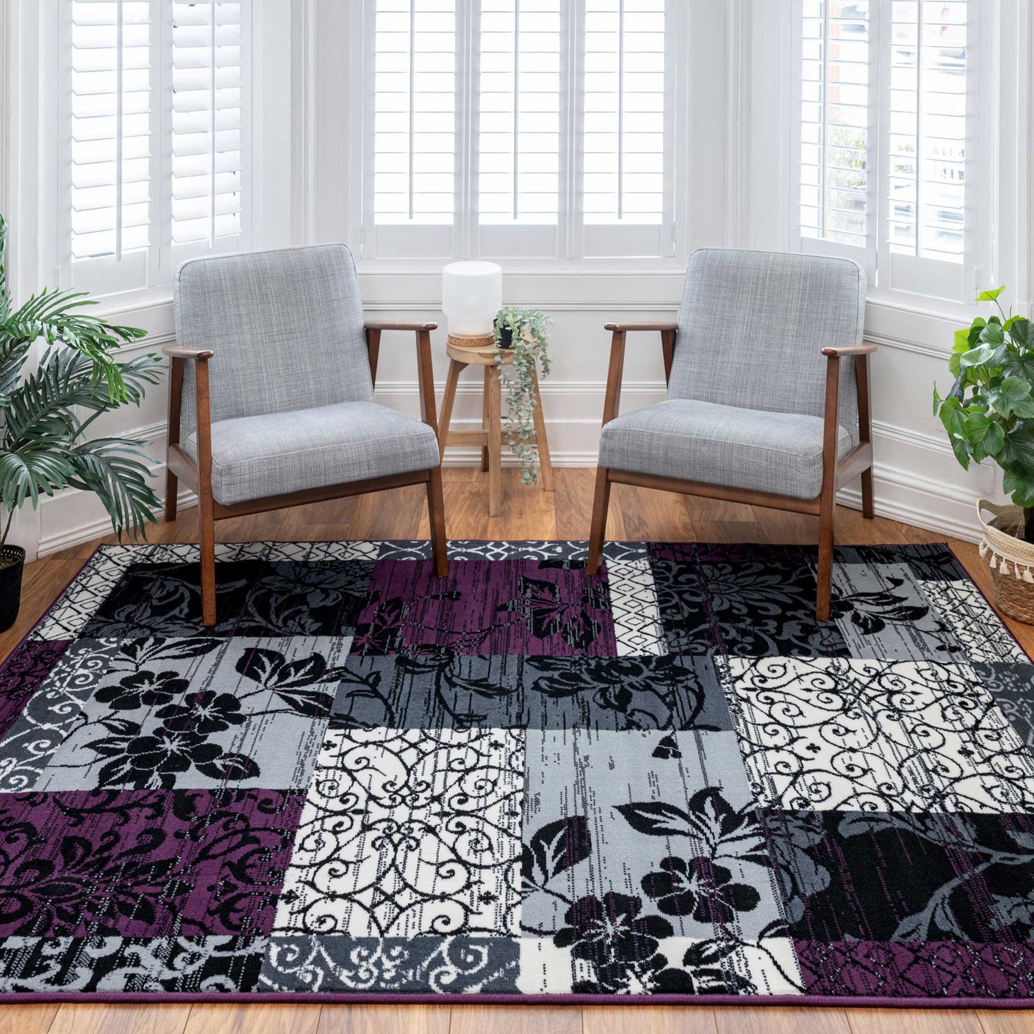 Purple Living Room Rug | Cabinets Matttroy