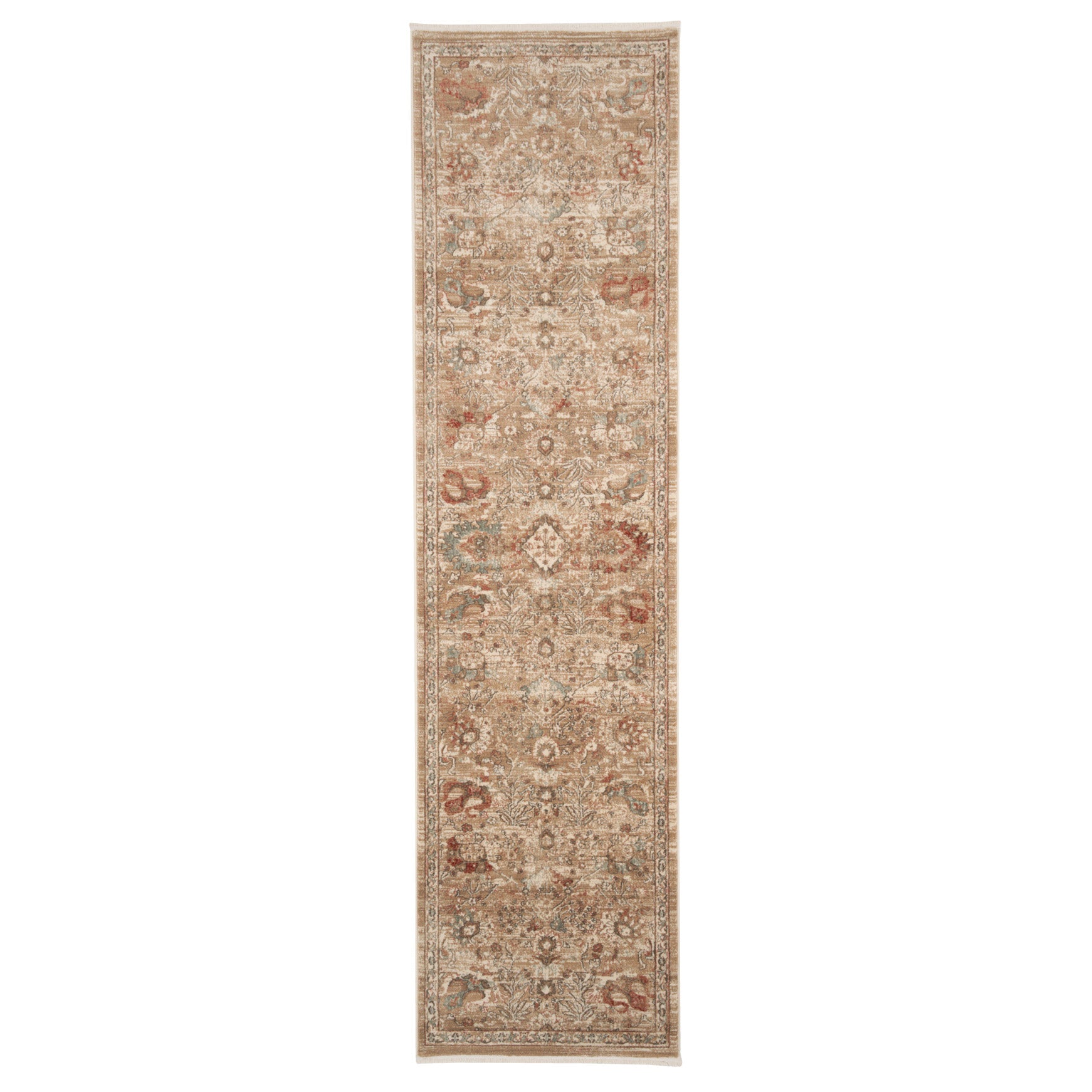 Rustic Floral Terracotta Runner - Dahlia