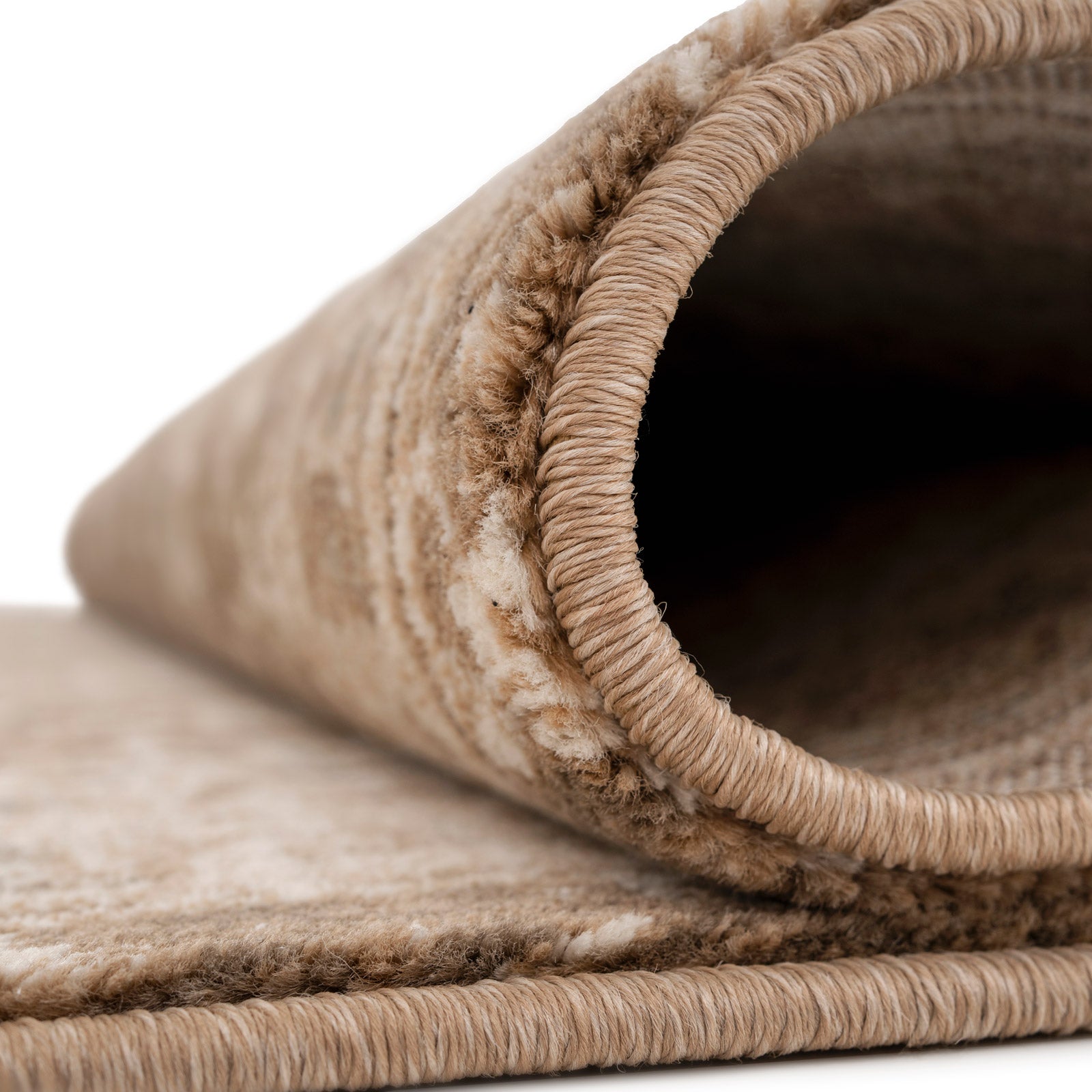 Plush Traditional Brown Rug - Sarina