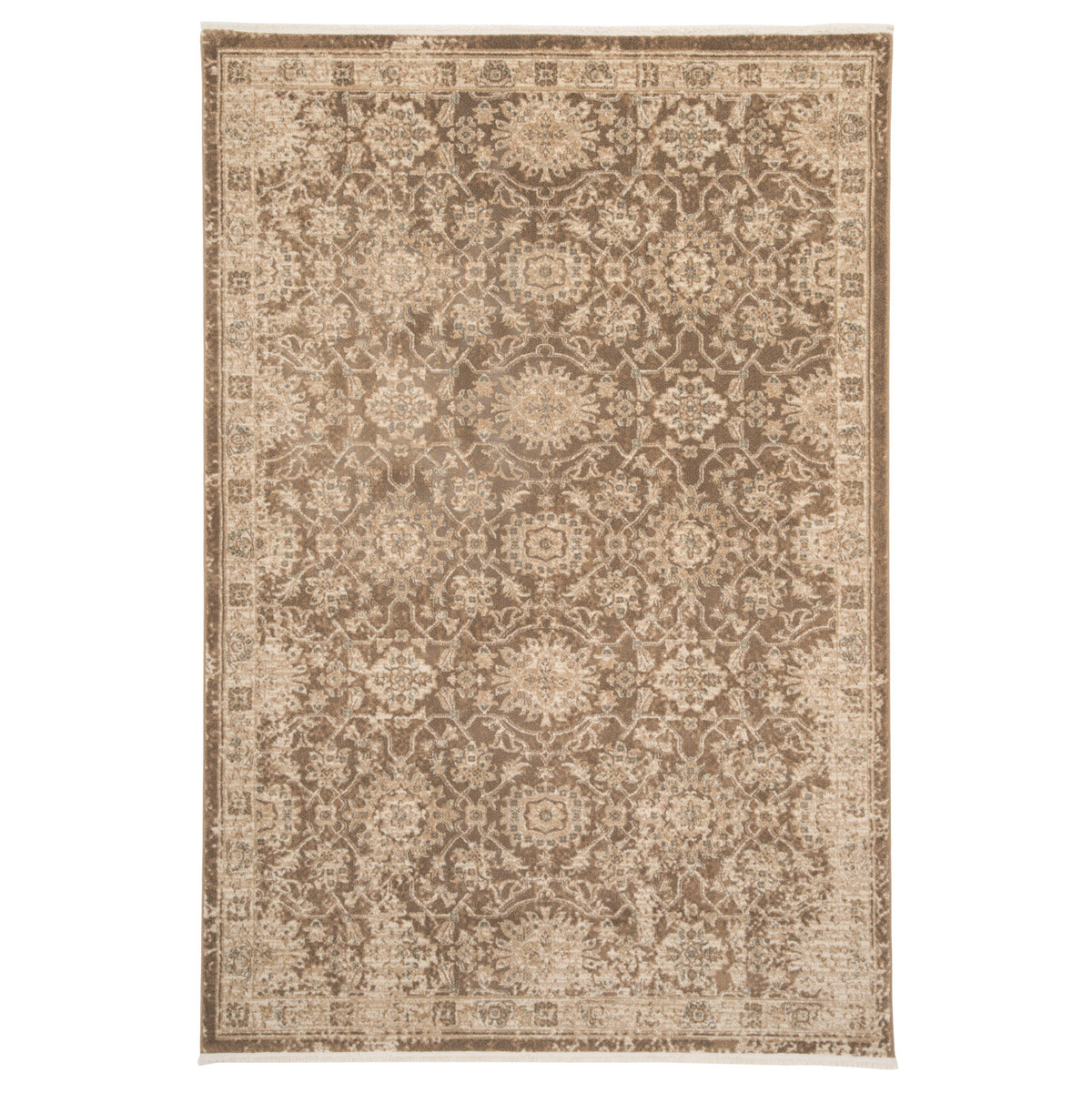 Plush Traditional Brown Rug - Sarina