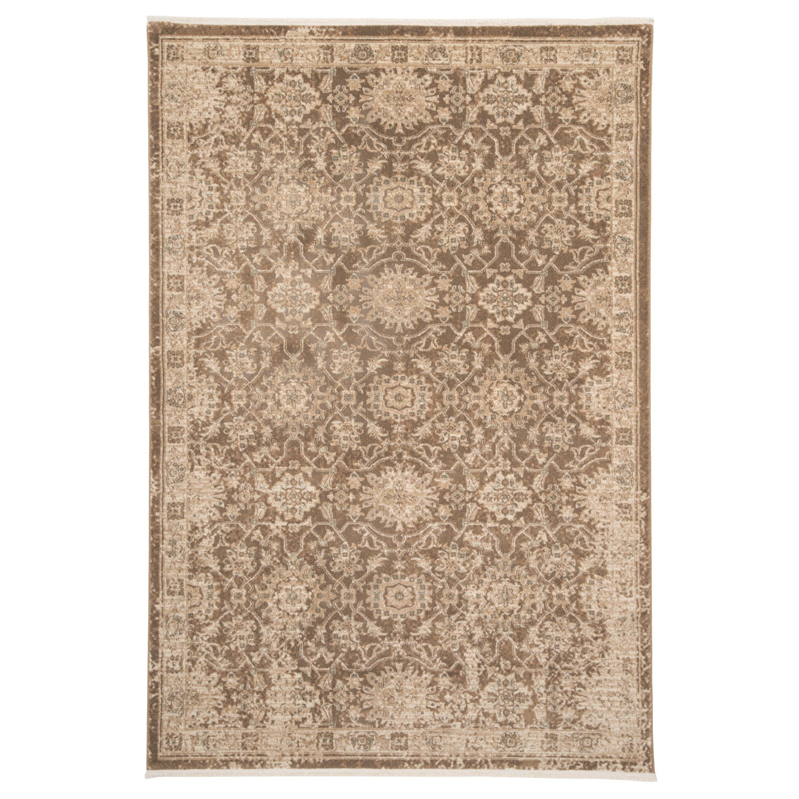 Plush Traditional Brown Rug - Sarina