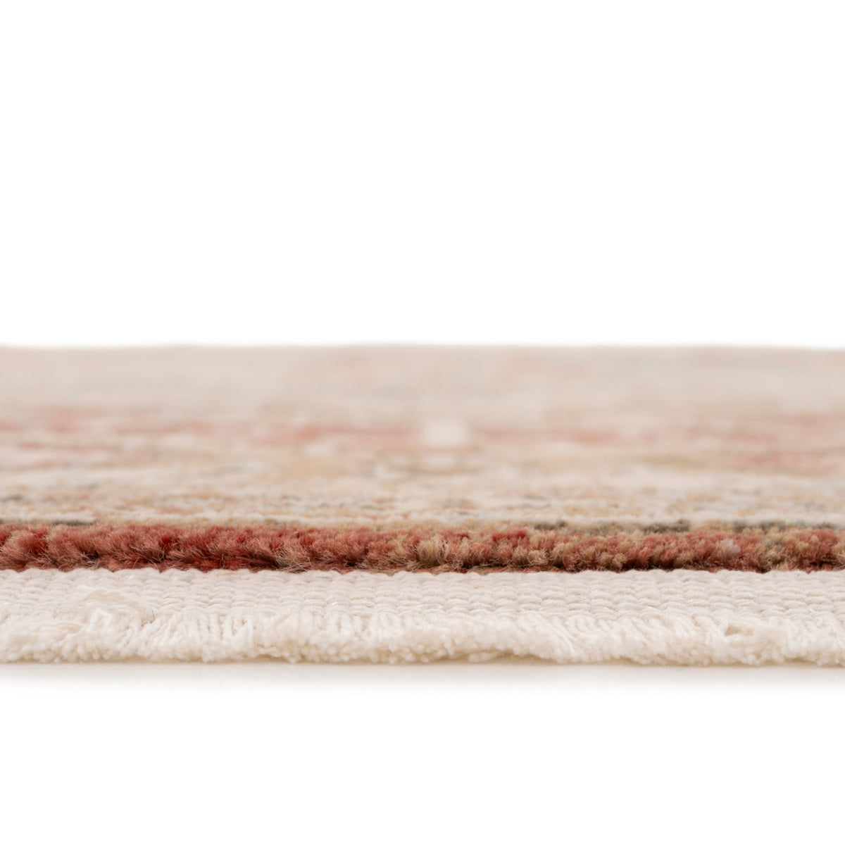 Traditional Plush Terracotta Rug - Selma