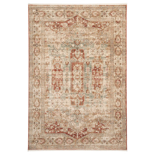 Traditional Plush Terracotta Rug - Selma